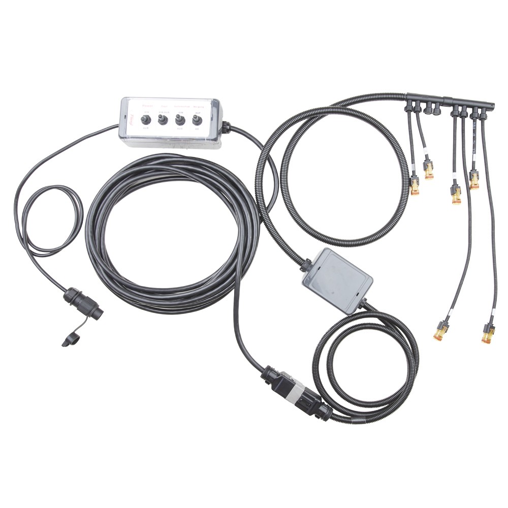 Schaltbox 4-fach für Astsäge - Deutsch Stecker