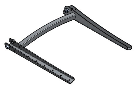 Verteilerbefestigung für Skate Verteiler an Polyline