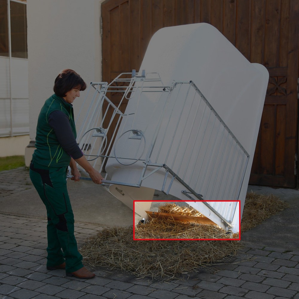 Holzbrett für Kälberiglu