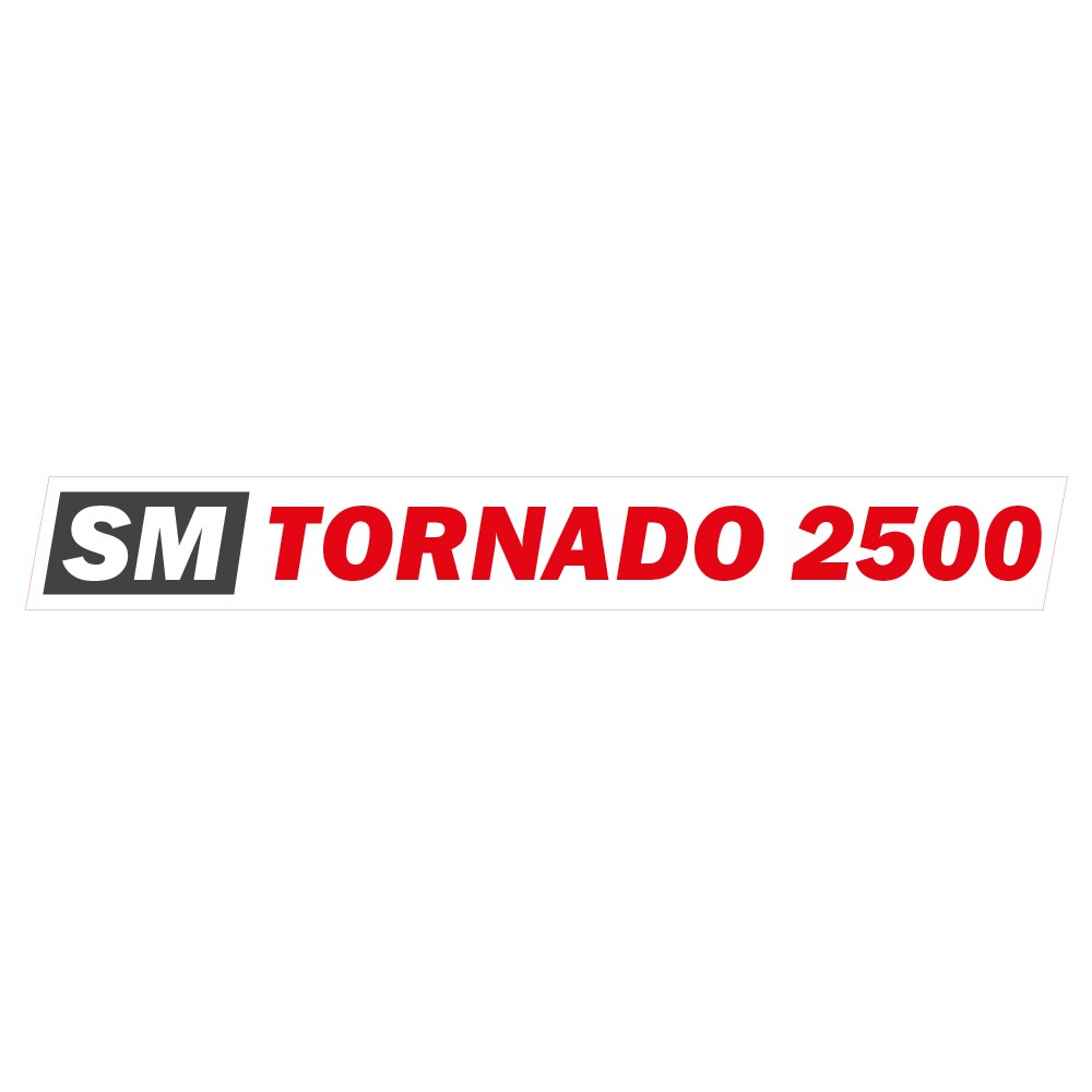 Aufkleber "SM TORNADO 2500"