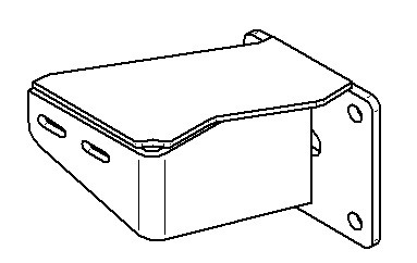 Abstandshalter für Lampe (links)