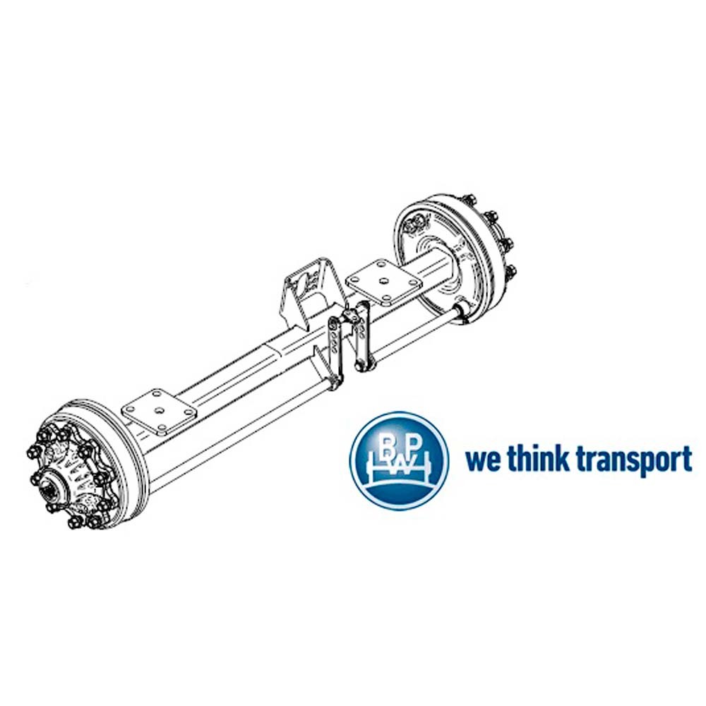 Bremsachse „BPW“ 400x80 - 10-Loch/FM.: 1200mm/8500kg