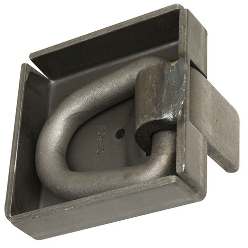 Zurrmulde Blech 90x90x30 mm