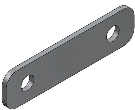 Blech für Drehgelenk SSV / SVG Skate