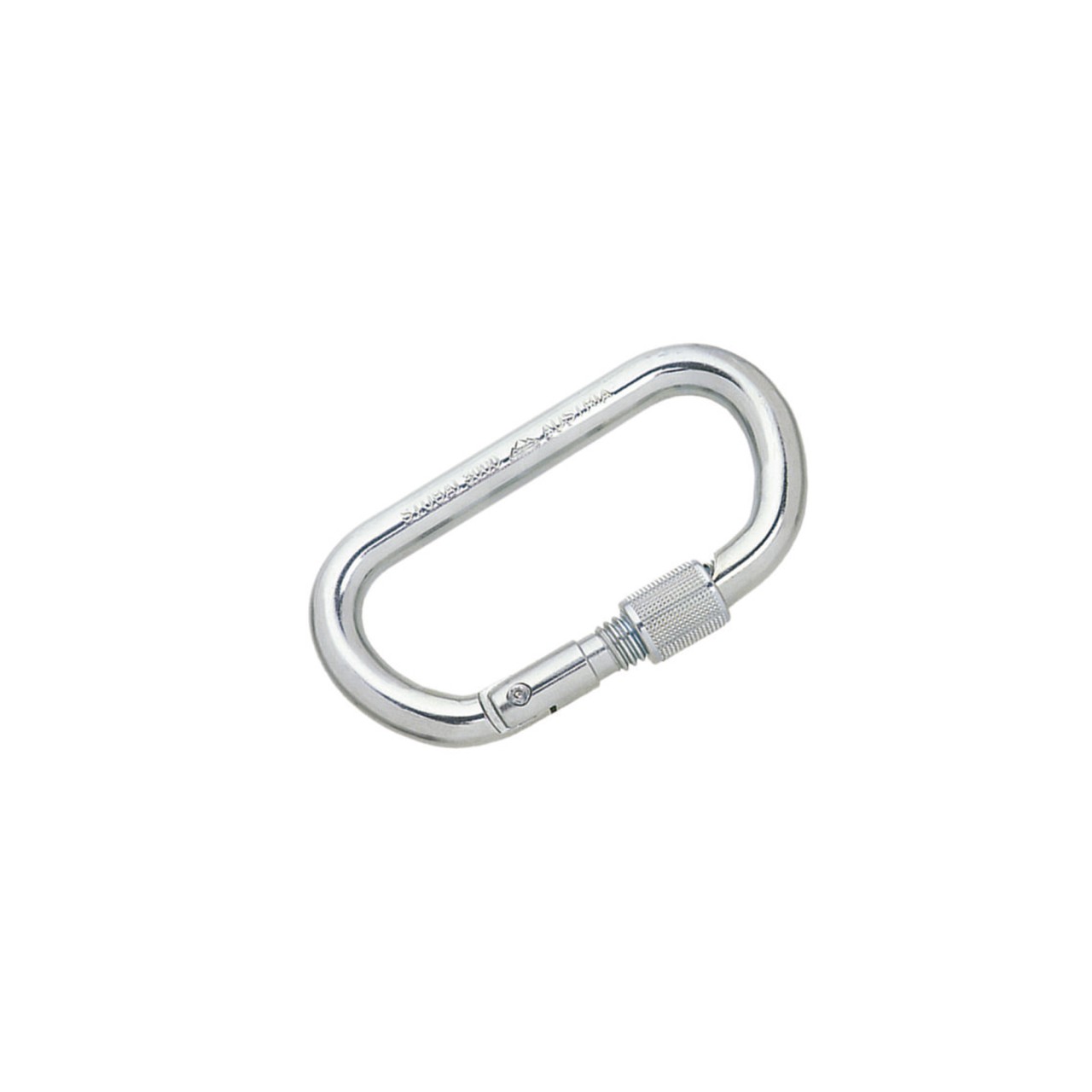 Stahlkarabiner oval "Stubai"