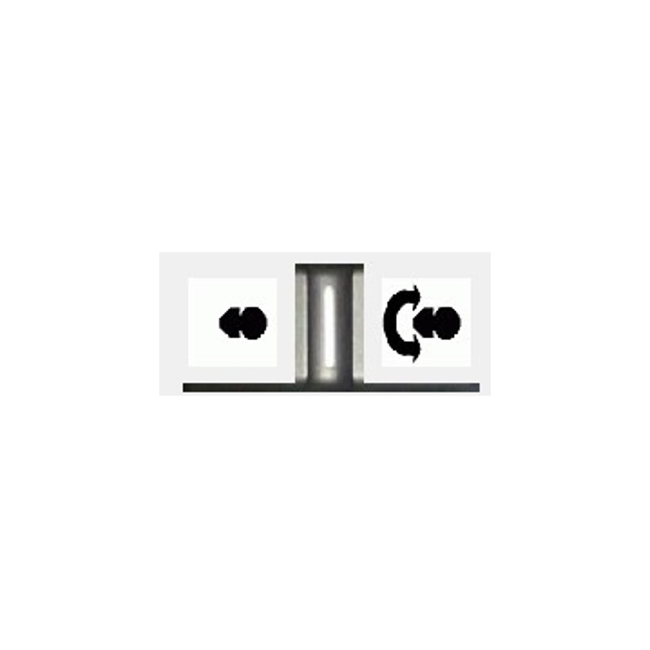 Wippe schwarz Pendelverteiler, elektrisch