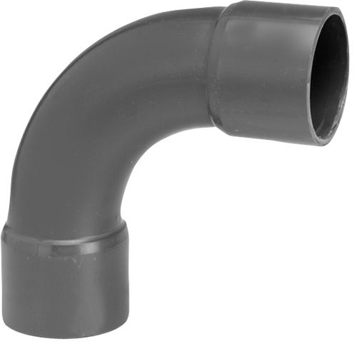 PVC-U Bogen 90° mit Muffe