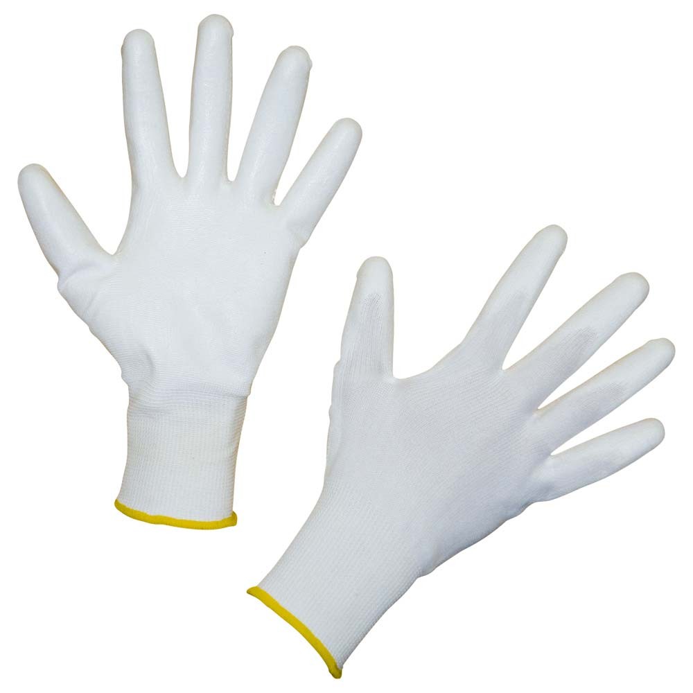 Feinstrickhandschuh Gnitter weiß