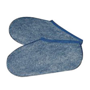 Einziehsocken Trikot-grau 100% Baumwolle