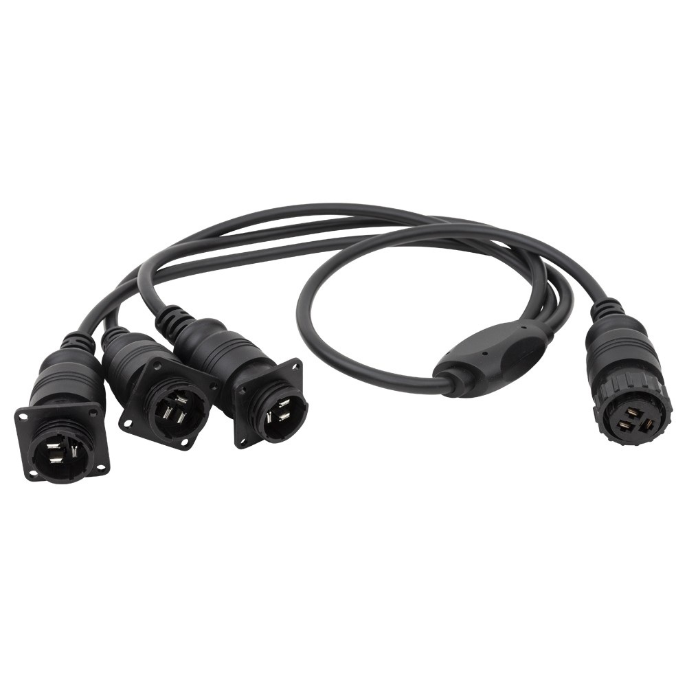 CPC Verteilung 3-Pin F to 2 pcs CPC 3-Pin M