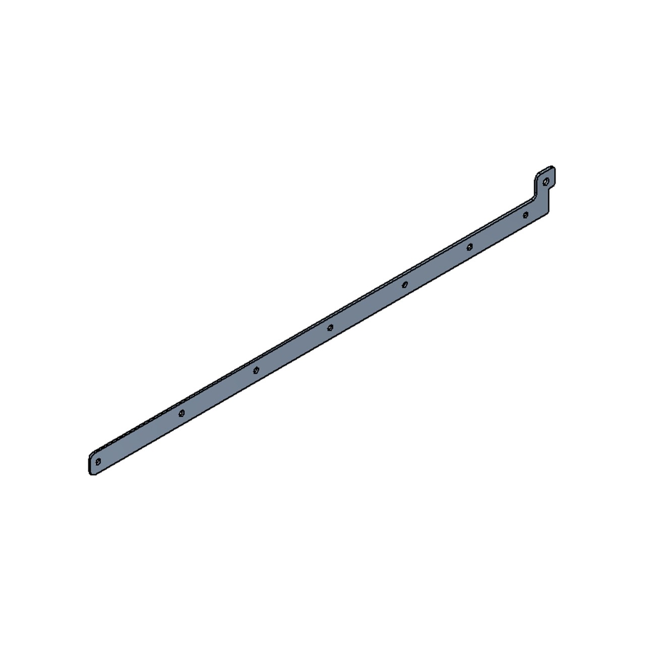 Netzbefestigungsblech  f. Abdecksystem 'TopLift' light