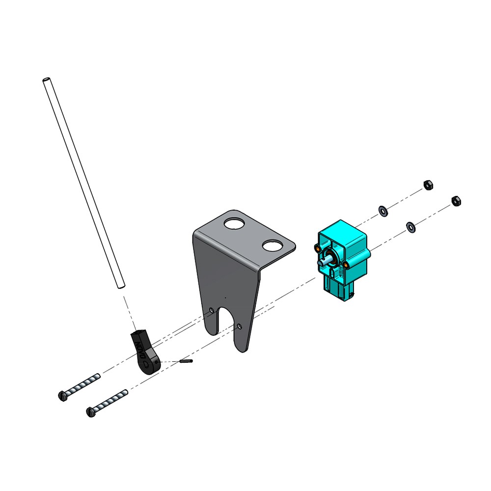 Hubwinkelsensor MBG / vormontiert