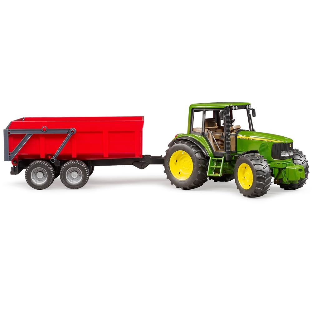 Spielzeug John Deere 6920 mit Wannenkippanhänger