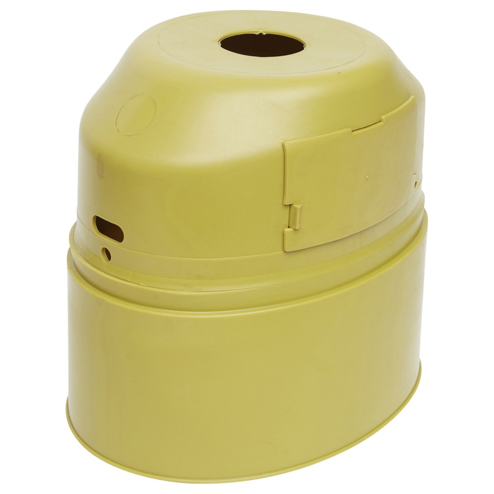 Zapfwellenschutztopf oval / mit 1 Abdeckkappe