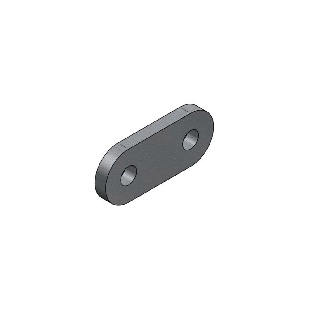 Verschraubungsblech für Halter (Alu-Schiebeleiter)