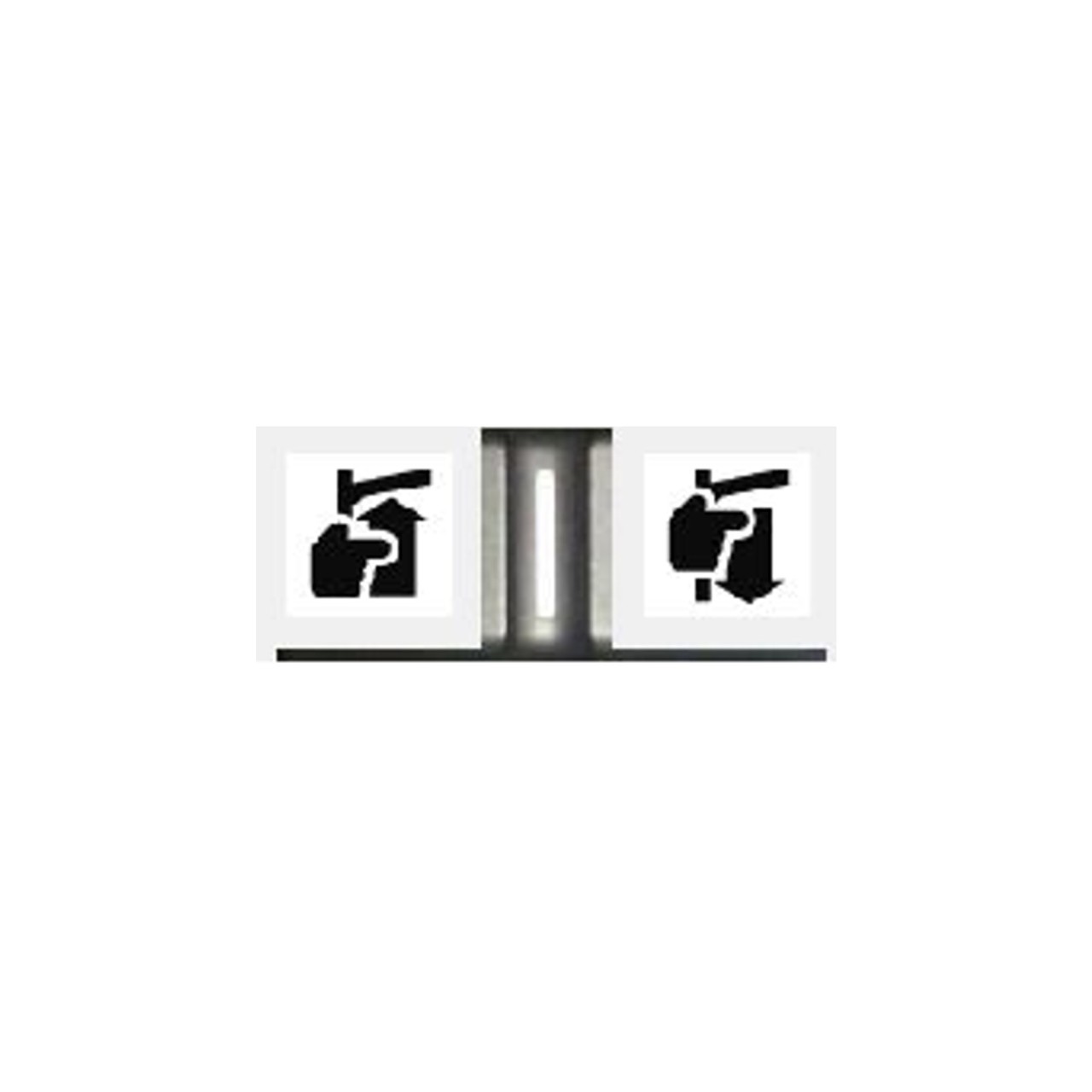 Wippe schwarz Abschieben (Tipbetrieb) hydraulisch