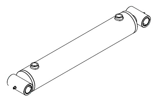 Hydraulikzylinder DW / für Ausklappung Saugarm 8"