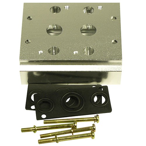 Grundplatte 3/8" 2 Stationen