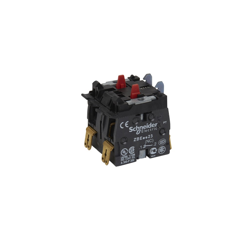 Hilfsschalterblock 2Ö, doppelt f. Frontelem