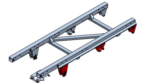 Tandemrahmen 1420 mm für Gigant/Plus