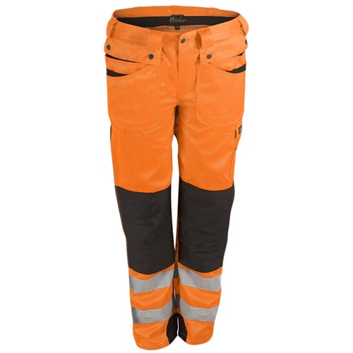 Softshell-Warnschutz-Bundhose orange
