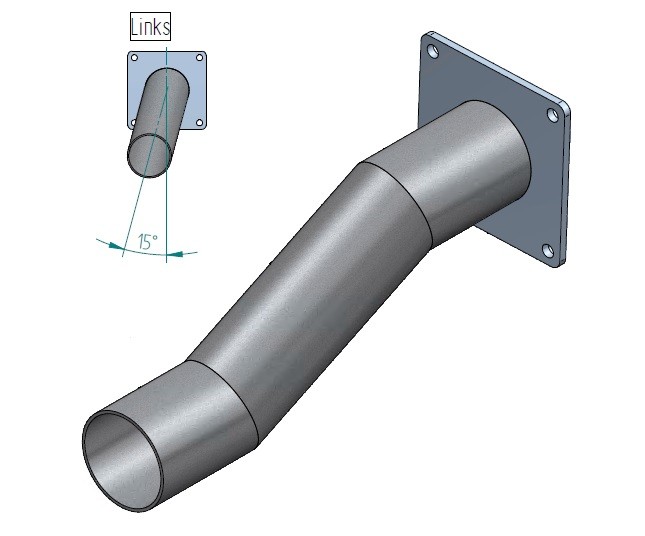 Niveauausgleichsrohr für Skate Verteiler