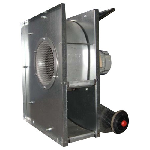 Radialventilator für Hackschnitzel-Trocknung