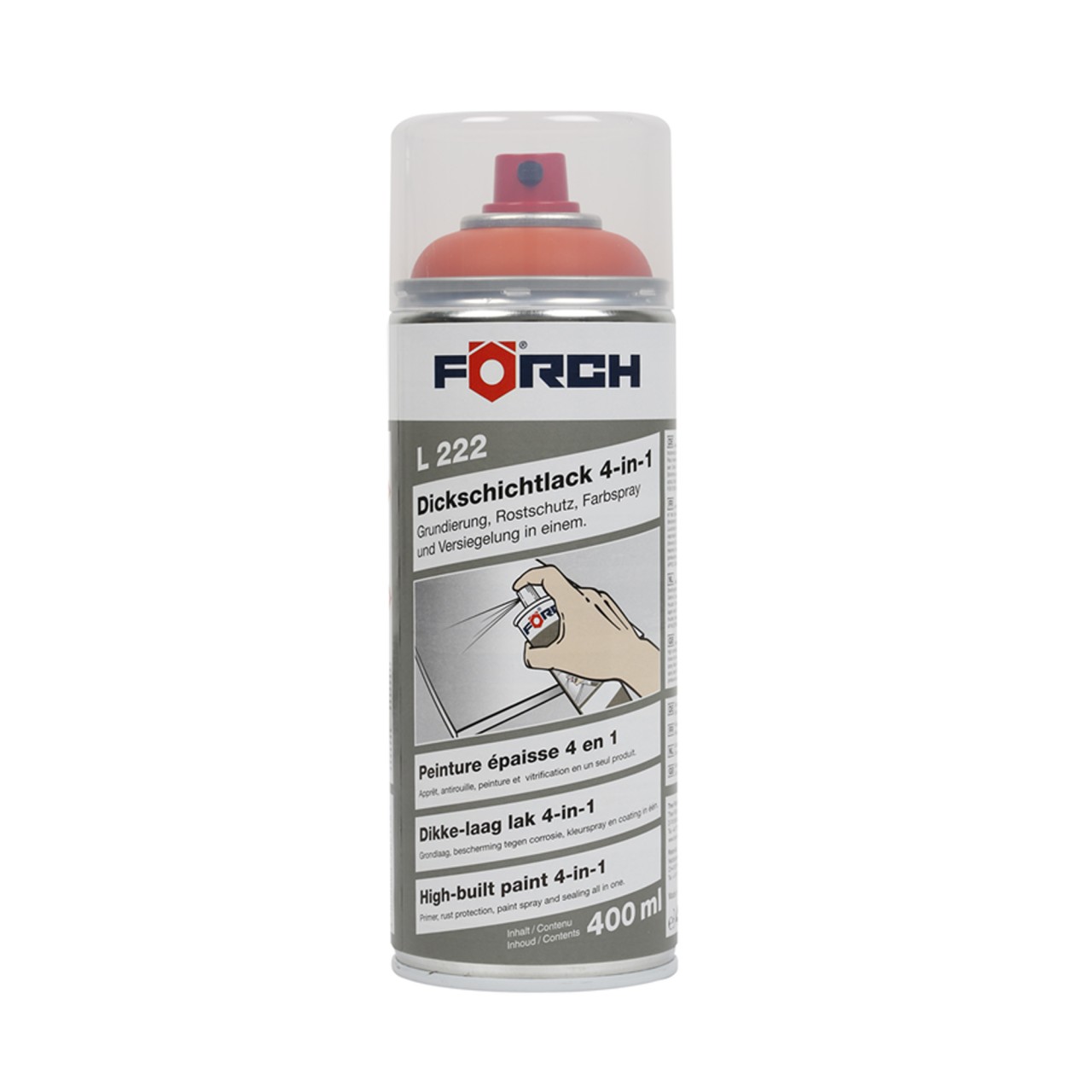 Dickschichtlack - Spraydose 4-in-1