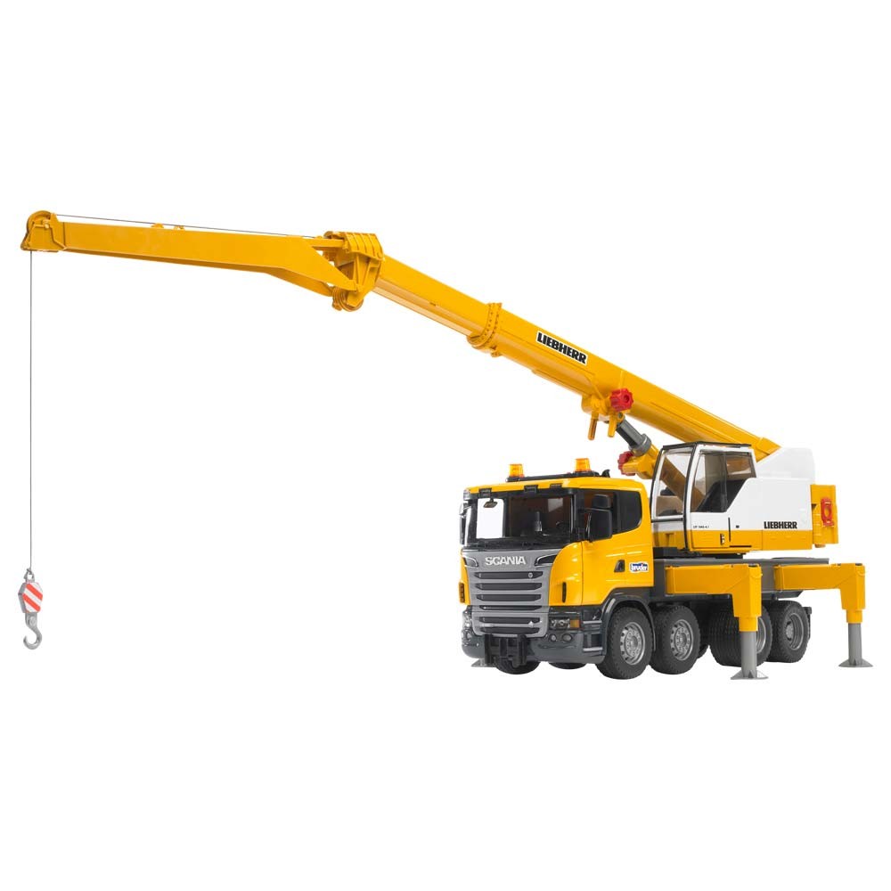 Spielzeug Scania Liebherr Kran LKW
