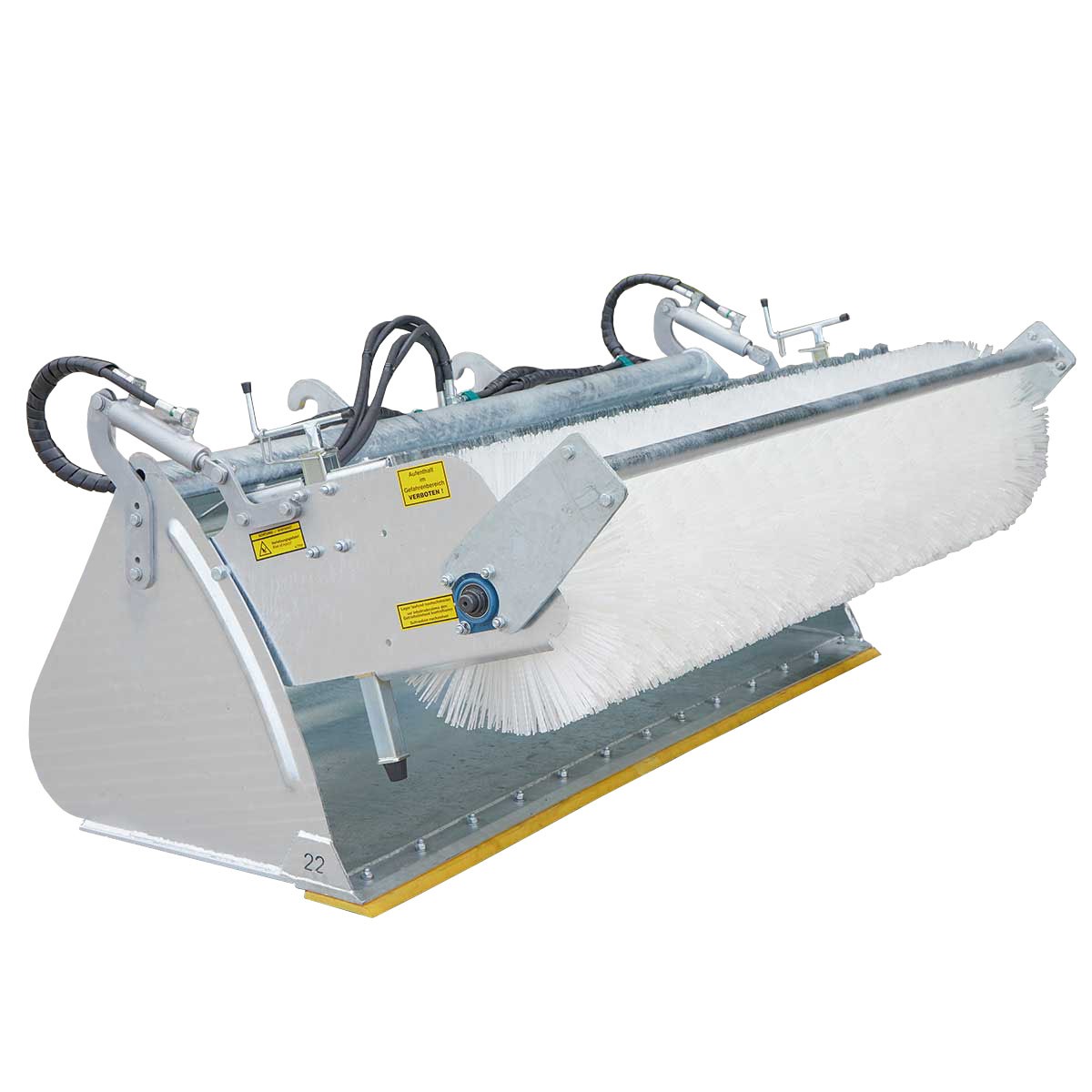 Kehrmaschine inkl. Schwerguts. POWERPRO