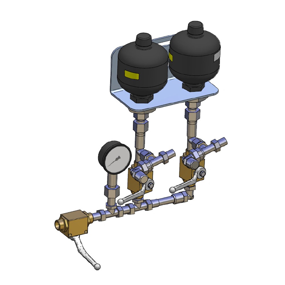 Hydraulik für Zwangslenkung / komplett