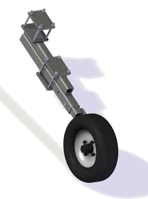 Stützrad zum Klemmen für Compact