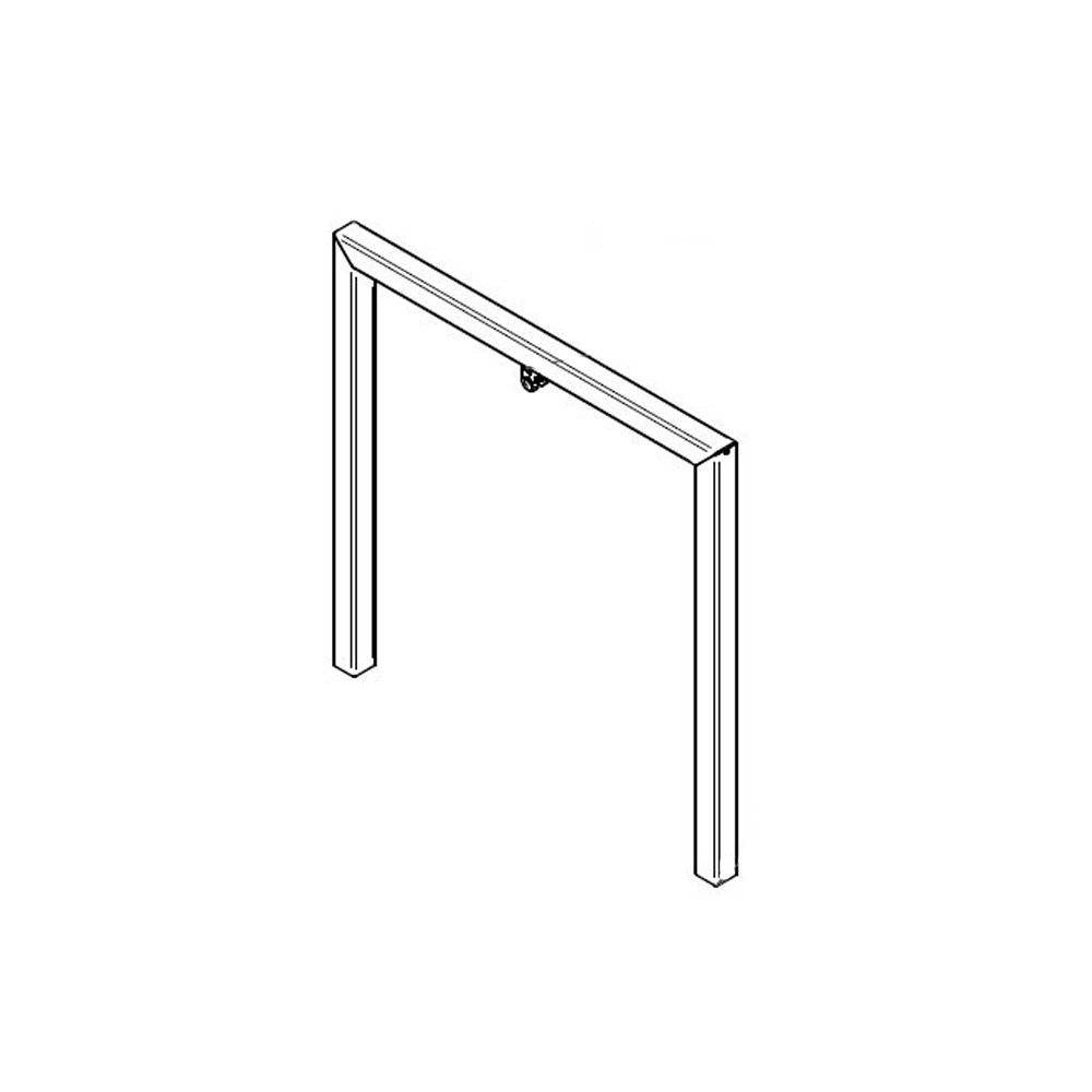 Ausschubrahmen für Ballengabel, hydraulisch klappbar