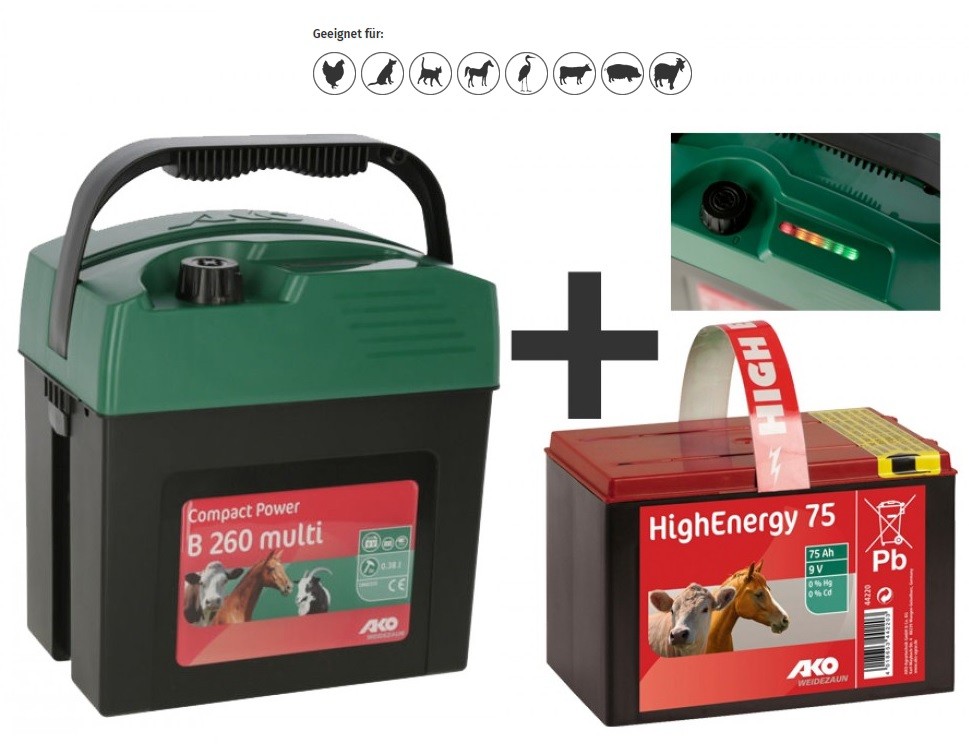 Weidezaungerät AKO Compact Power B260 multi