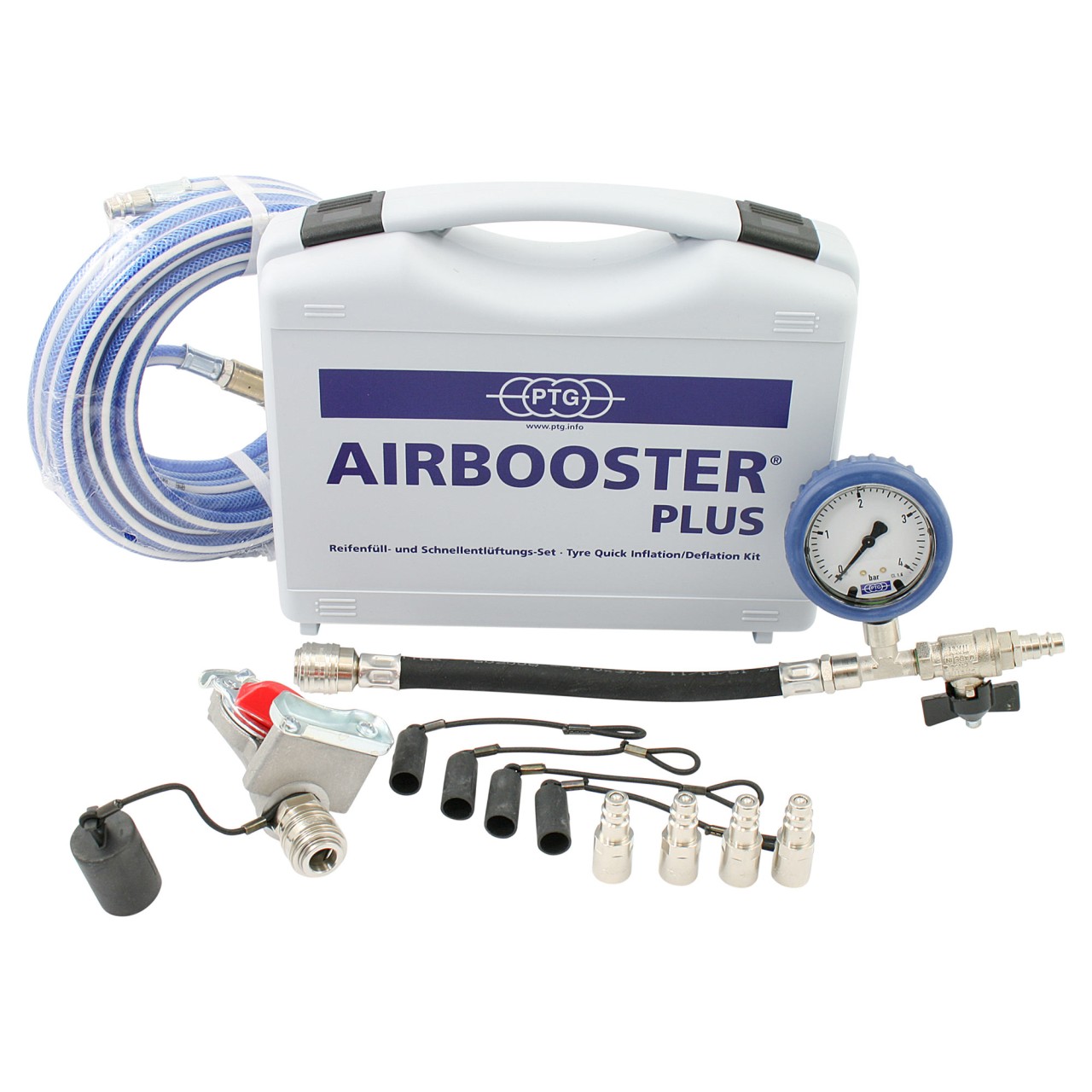 Airbooster®plus - Reifenfüll- und Schnellentlüftungsset