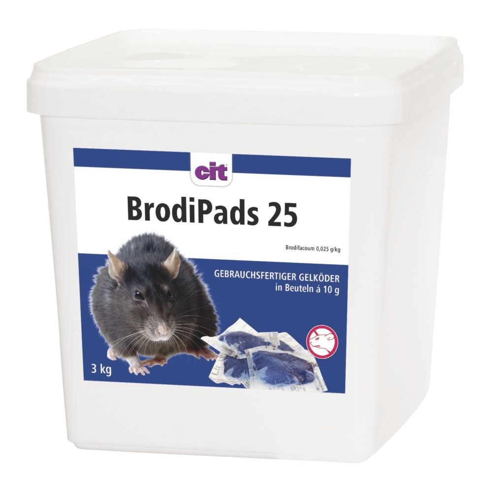 Rattenbekämpfungsköder BrodiPads 25