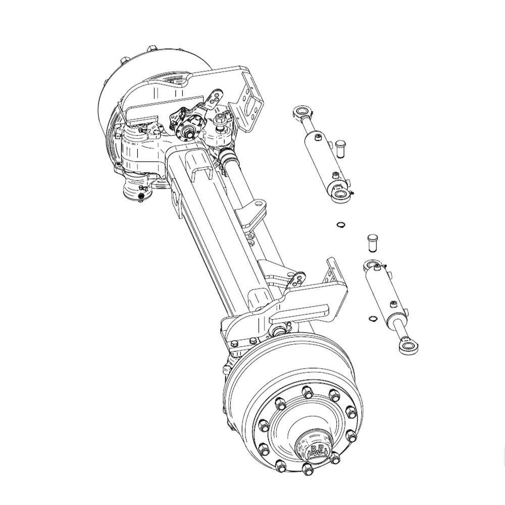 Sicherungsring für Befestigungsbolzen/nachlauf-/zwangsgelenkt/A-Ø= 25 mm/DIN 471