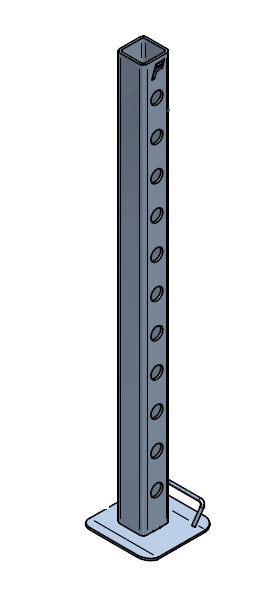 Einschubrohr für Fallstützfuß 1200 mm