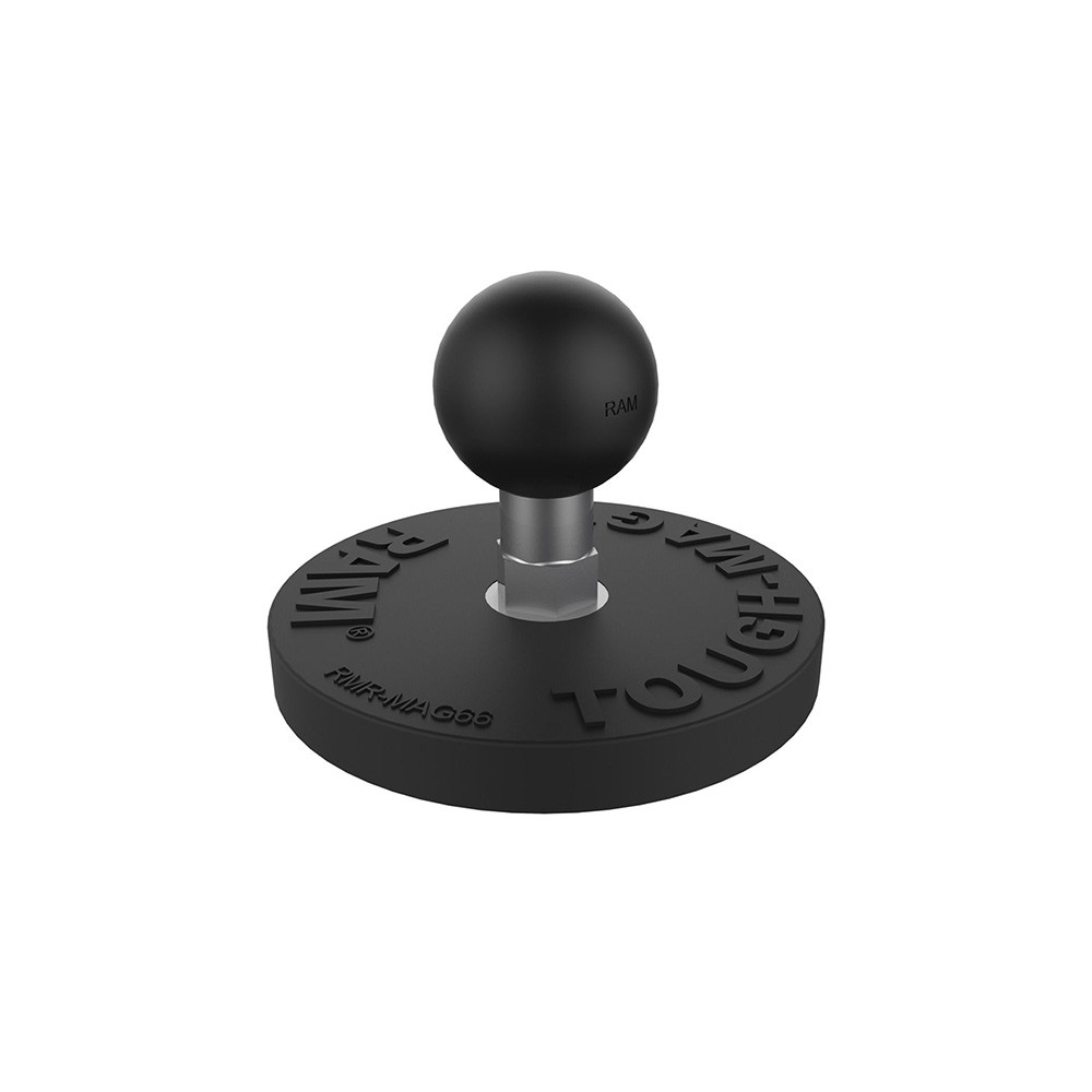 RAM MOUNT magnetische Basisplatte (rund) mit B-Kugel (1 Zoll)