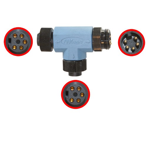 T-Stück CanBus 3 x 7/8"
