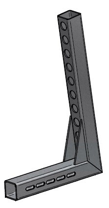 Halterung für Verriegelung (Polyline / Stahltank)
