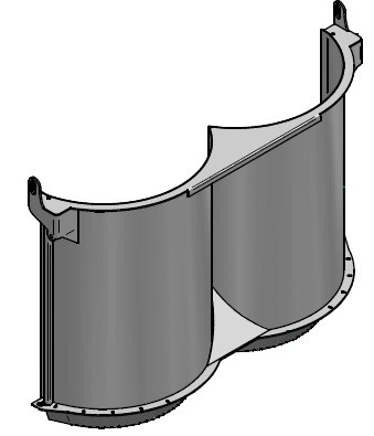 Breitstreu-Rückwand für Streuwerk V2