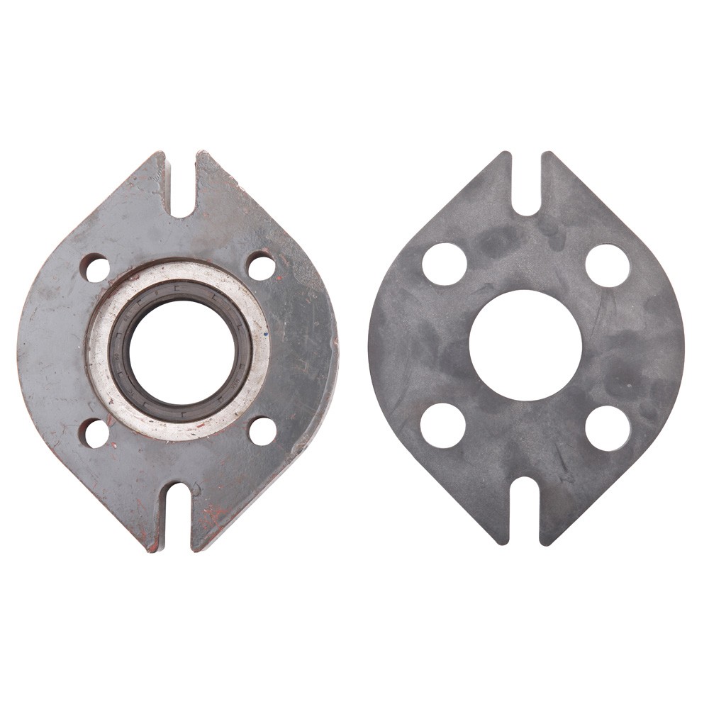 Flachdichtung Gummi zu Dicht-Motorflansch 4-Loch