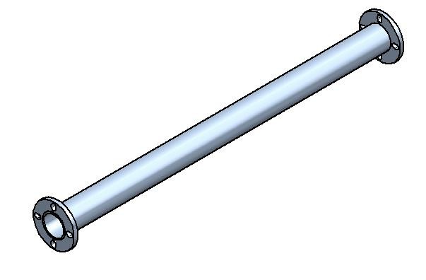 Längsrohr für Abdecksystem „TopLift Light“ / ASW 140-256