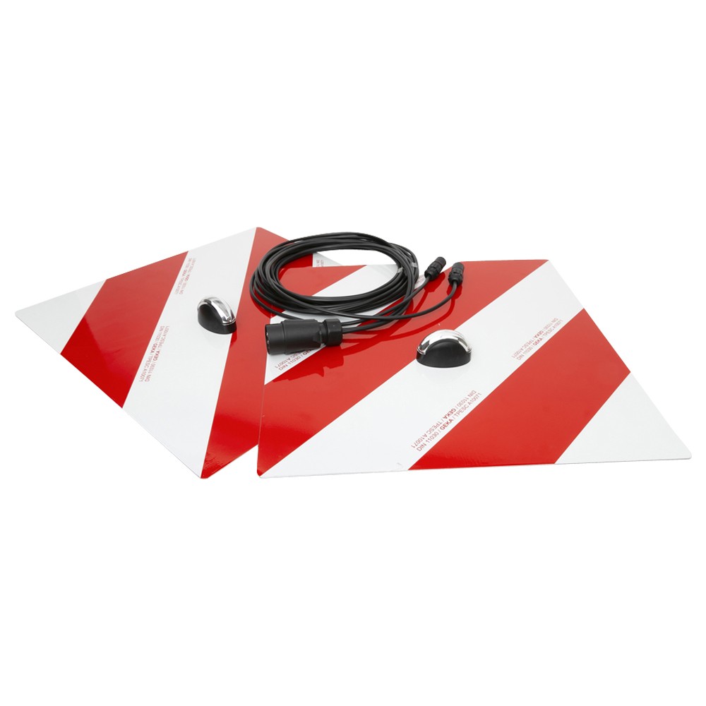 Aufpreis für Warntafel-Set mit Handgriff und Leuchte