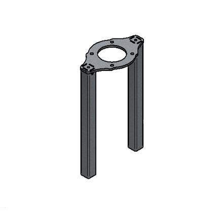 Halterung für Durchflussmesser 8"