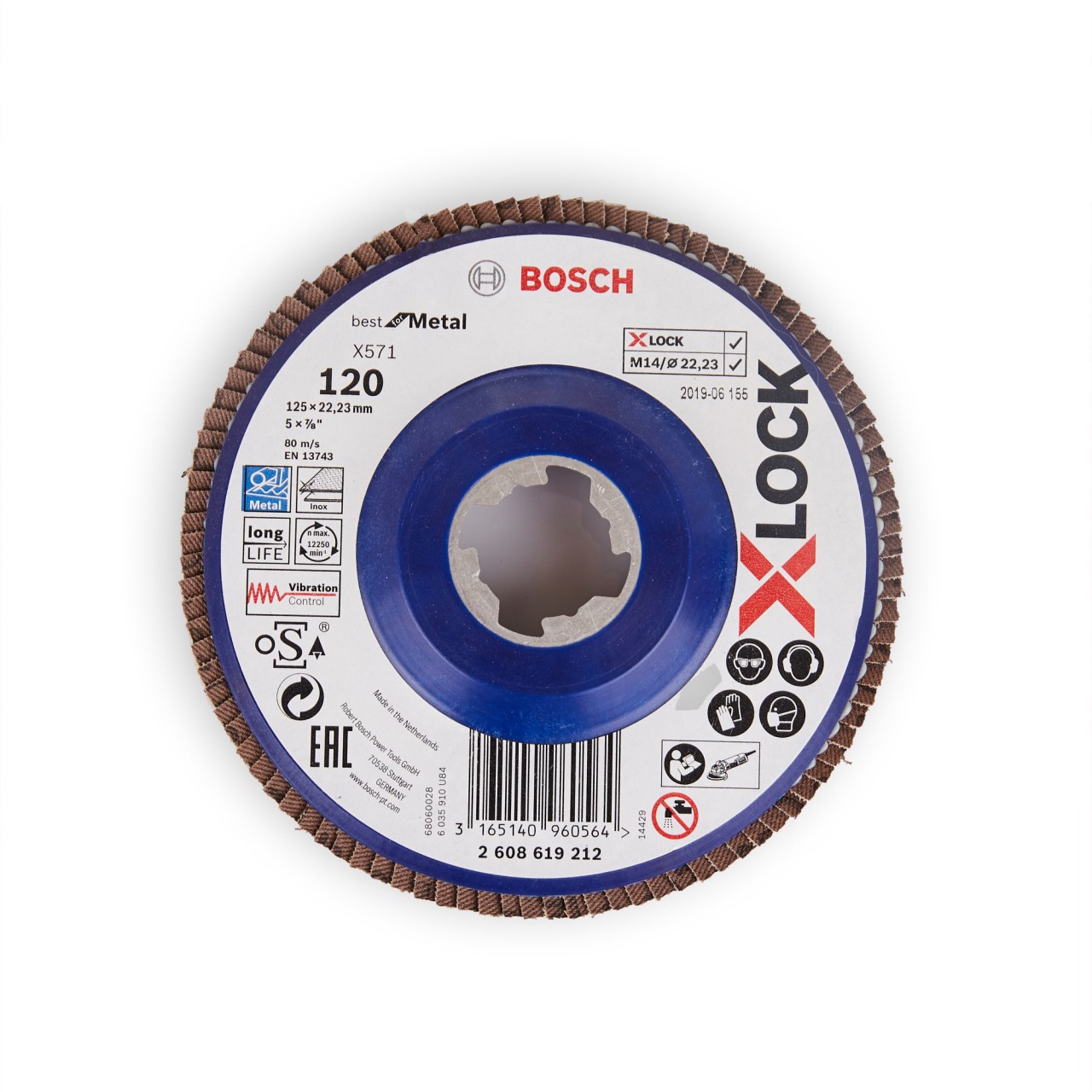 BOSCH Fächerschleifscheiben X-Lock