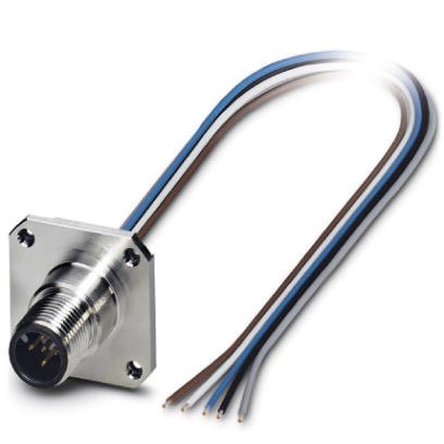 Einbaustecker mit Flansch