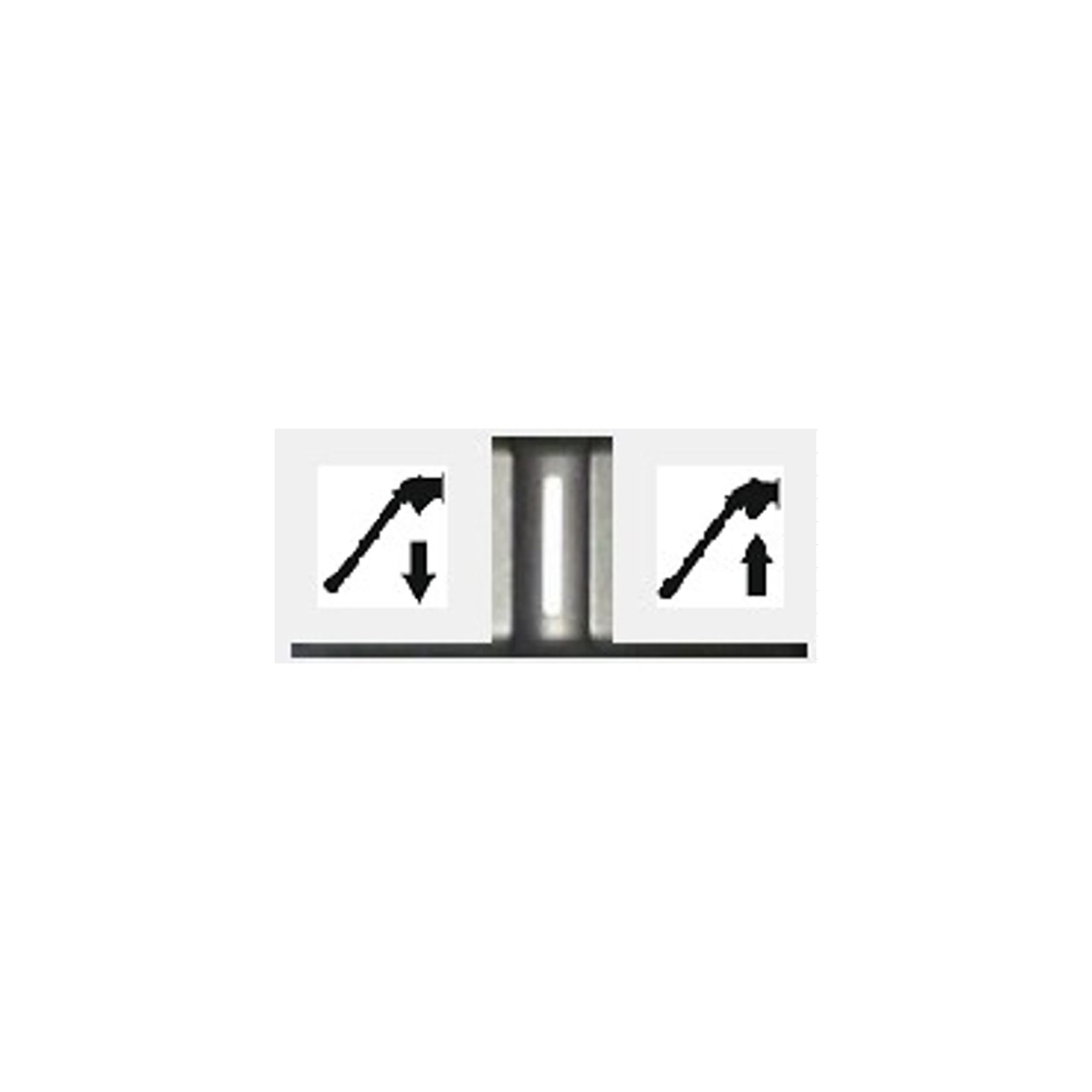 Wippe schwarz Regnerdüse hydraulisch rechts/links