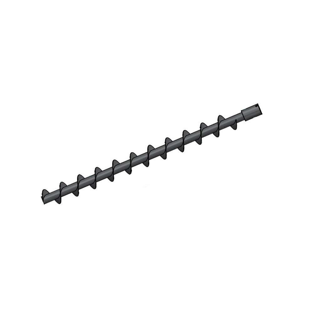 Verteilerschnecke 1050mm kurze Buchse / V2A / linksdreh.